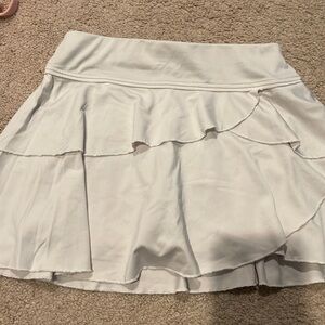 Little miss tennis white tennis skirt sz youth medium